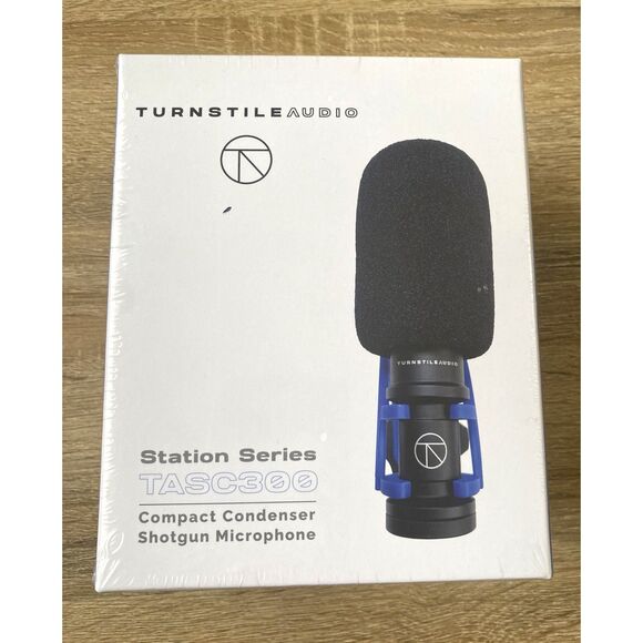 Turnstile Audio Station Series TASC300 Compact Condenser Shotgun Microphone NEW - Picture 1 of 3